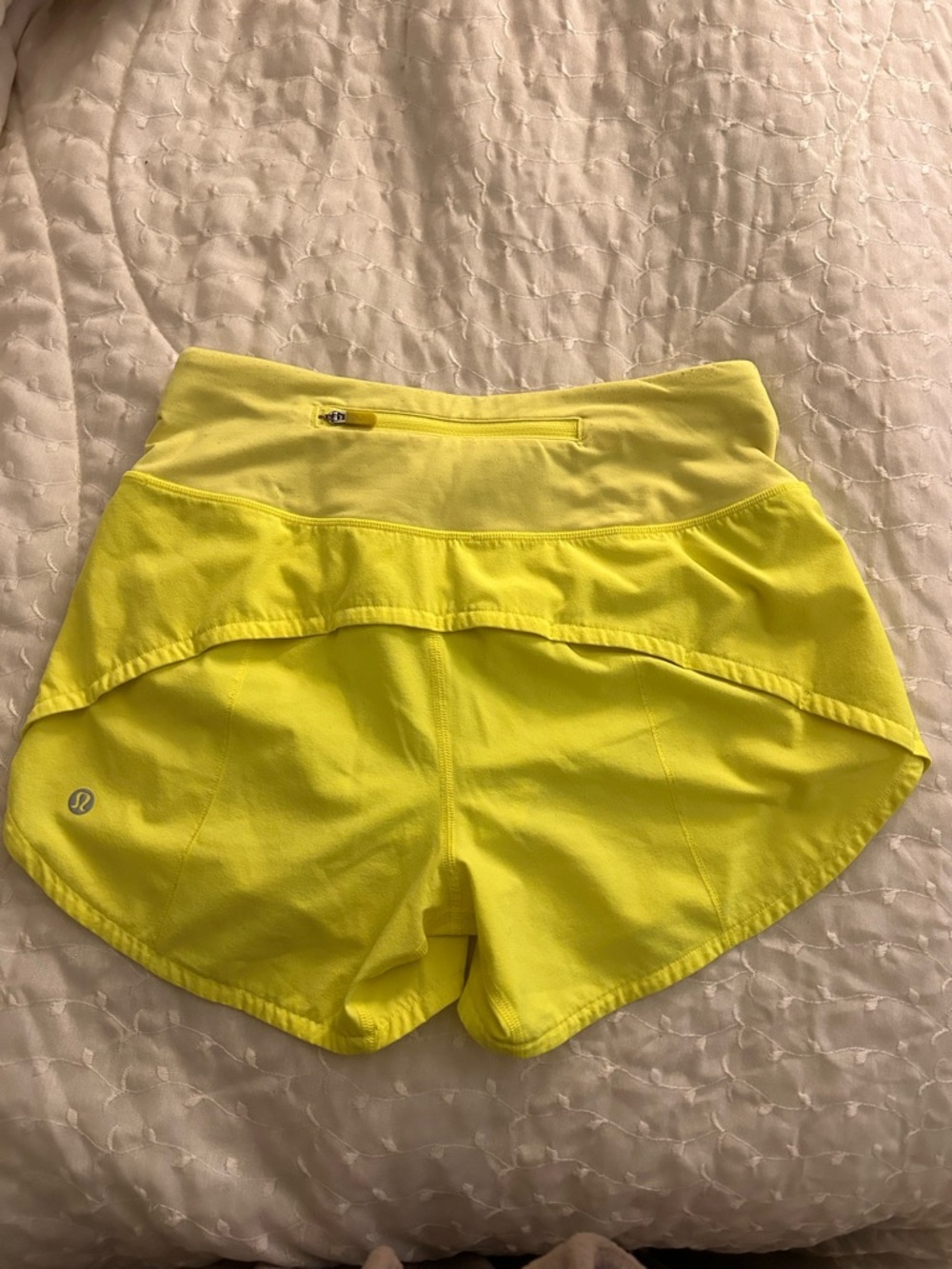 lululemon athletica Bright Yellow Athletic Running Shorts - Women